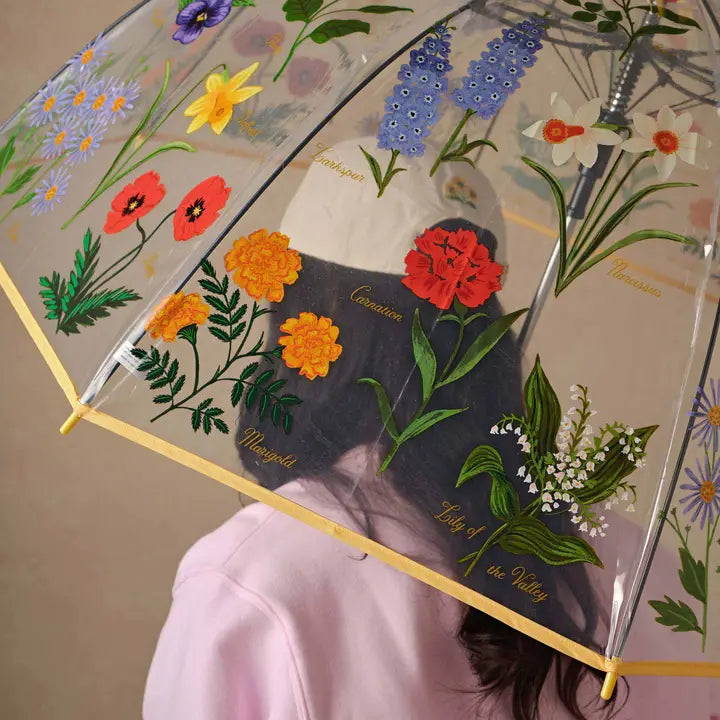 Rifle Paper Co Clear Umbrella - Garden Study