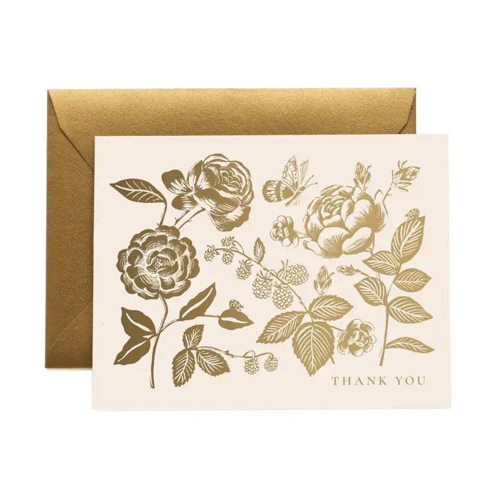 Rifle Paper Co Card - English Rose Thank You