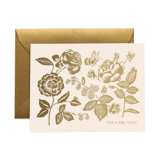 Rifle Paper Co Card - English Rose Thank You