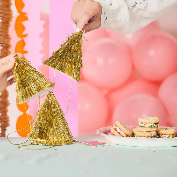 Mini Party Hats Set - Golden Girl