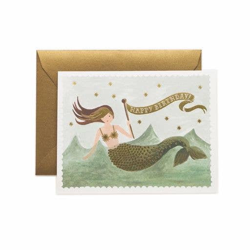 Rifle Paper Co Card - Vintage Mermaid Birthday