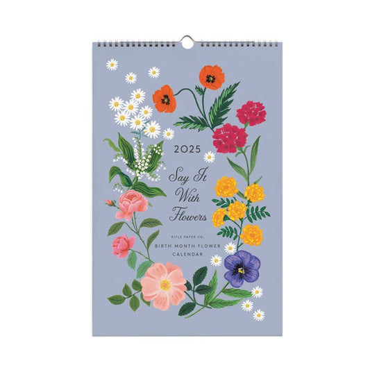 Rifle Paper Co 2025 Wall Calendar - Say It With Flowers