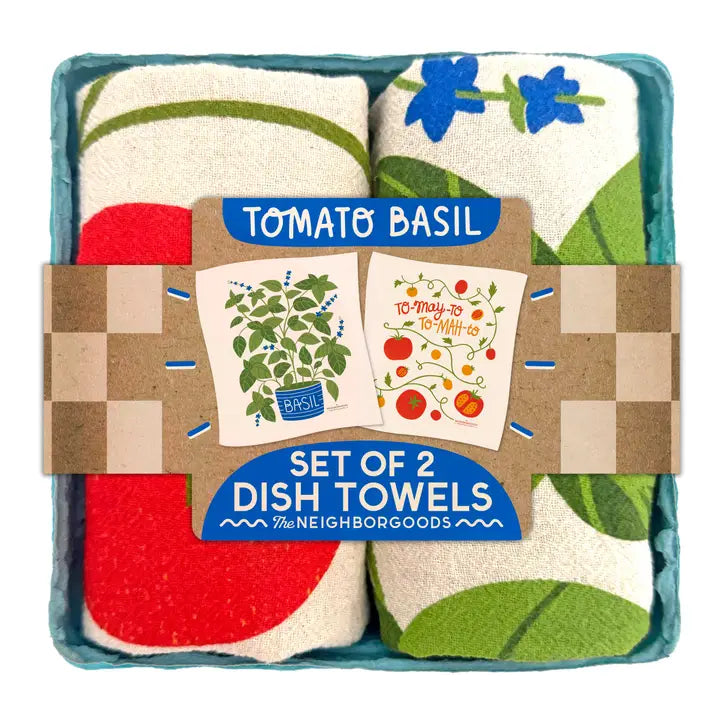 Tomato Basil Tea Towel Set
