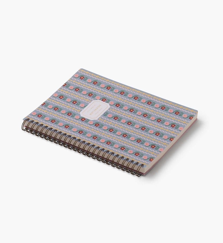 Rifle Paper Co Spiral Notebook - Delphine