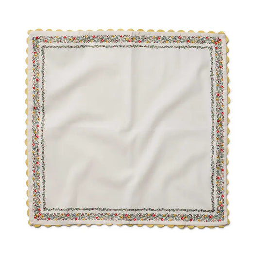 Rifle Paper Co Cotton Napkin Set - Rosette Stripe