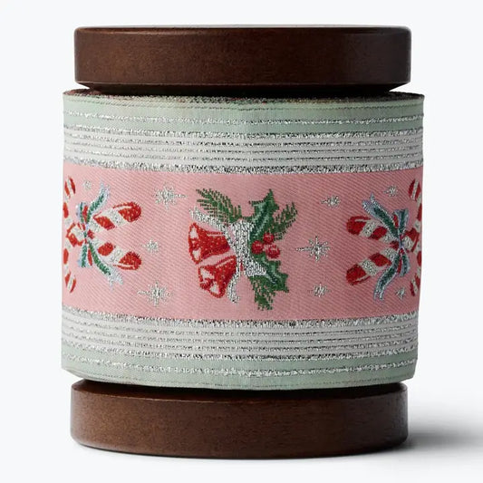 Rifle Paper Co Jacquard Ribbon - Candy Cane Stripe