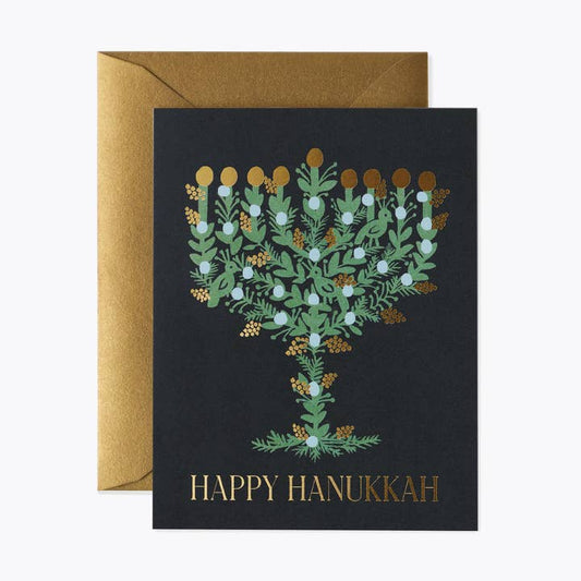 Rifle Paper Co Card - Laurel Menorah
