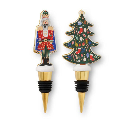 Rifle Paper Co Wine Stopper Set - Nutcracker