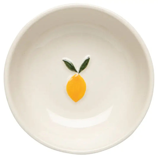 Lemon Embossed Pinch Bowl