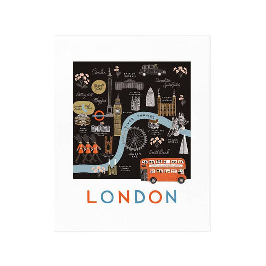 Rifle Paper Co 11x14 Art Print - London Map