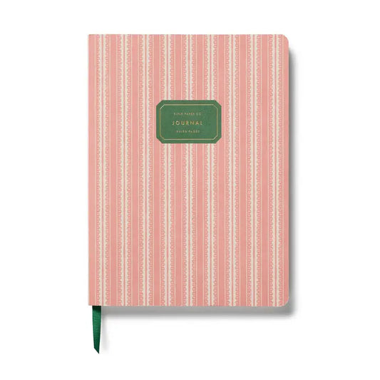 Rifle Paper Co Softcover Journal - Pinking Stripe