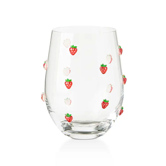Icon Stemless Wine - Strawberry