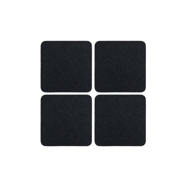 Graf Square Coaster Pack - Black