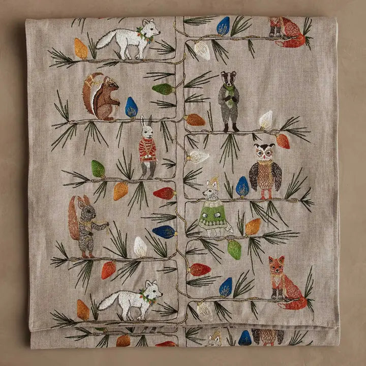 Christmas Tree Trimmers Table Runner