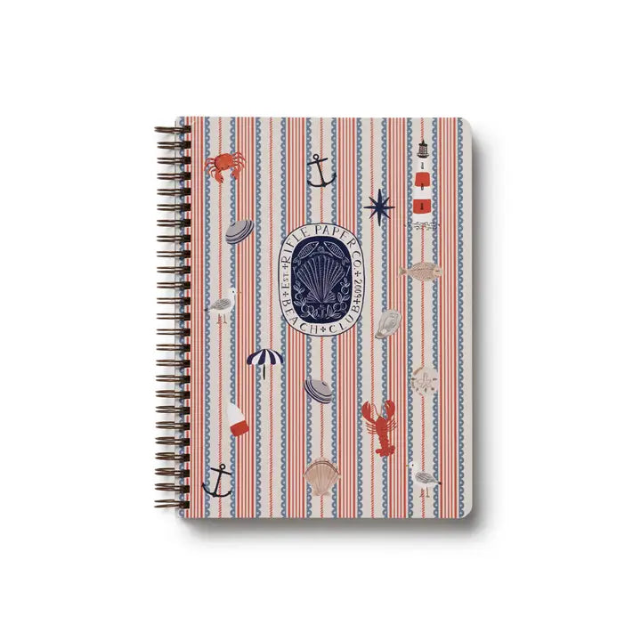 Rifle Paper Co Spiral Notebook - Seaside