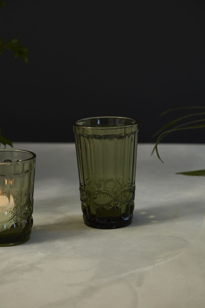 Momento Water Glass - Green