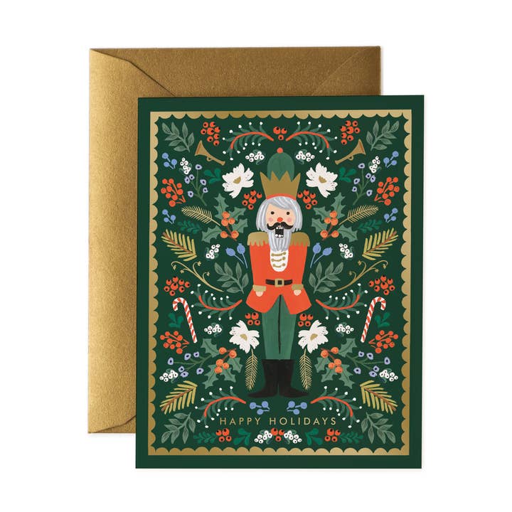Rifle Paper Co Card Boxed Set - Evergreen Nutcracker