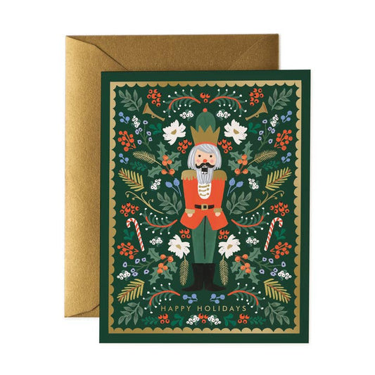 Rifle Paper Co Card - Evergreen Nutcracker