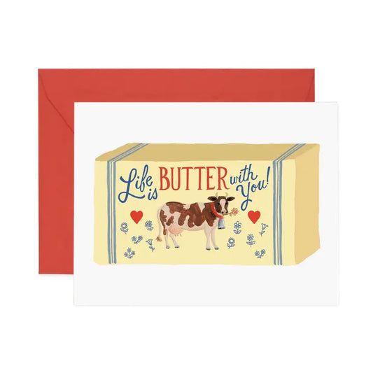 Rifle Paper Co Card - Life Is Butter