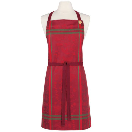 Chef Apron - Winterberry Jacquard