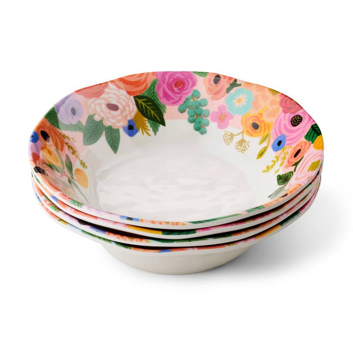 Rifle Paper Co Melamine Bowl Set - Garden Party