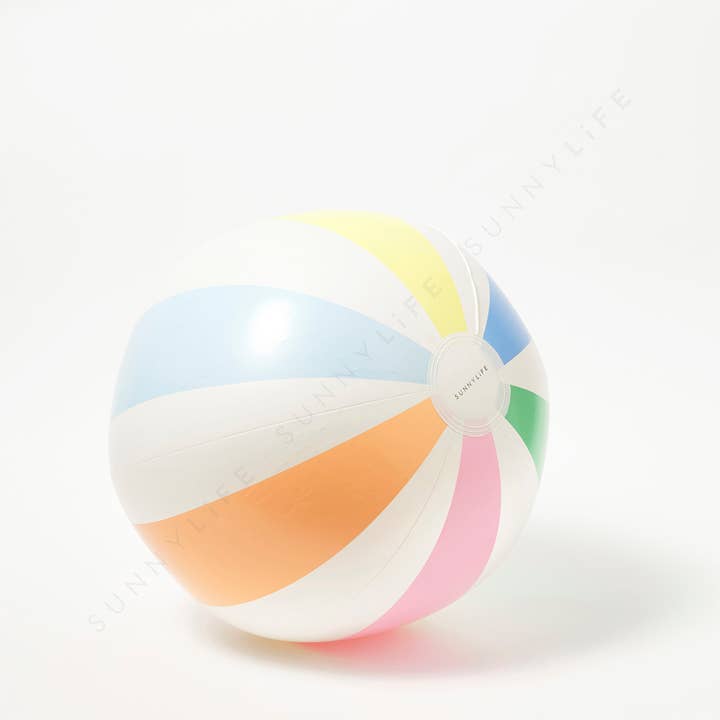 Pool Side Inflatable Beach Ball - Pastel Gelato – Relish Decor