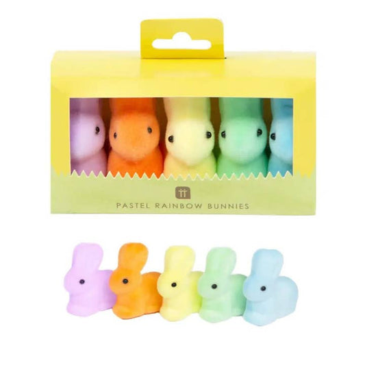 Pastel Rainbow Bunnies