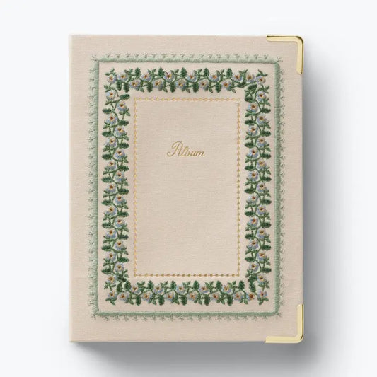 Rifle Paper Co Embroidered Small Photo Album - Portico