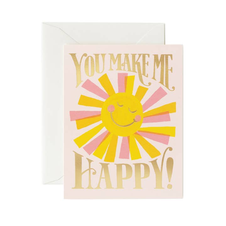 Rifle Paper Co Card - You Make Me Happy