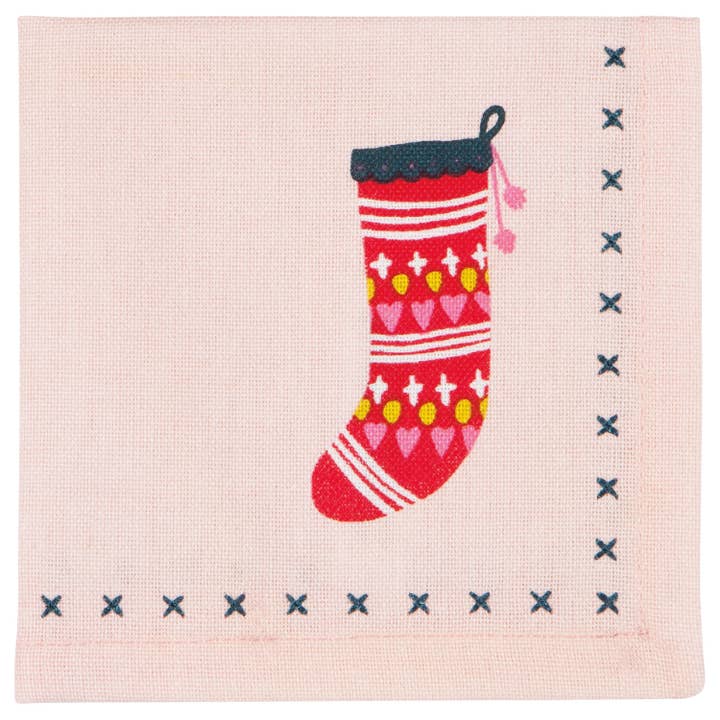 Cocktail Napkins - Winter Woolens