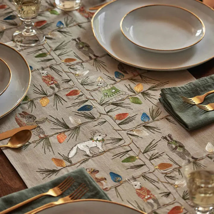 Christmas Tree Trimmers Table Runner