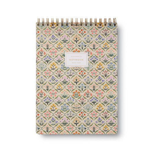 Rifle Paper Co Large Top Spiral Notebook - Estee