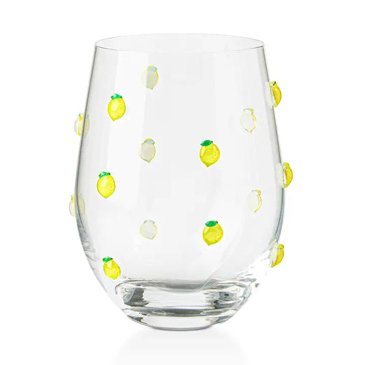 Icon Stemless Wine - Lemon