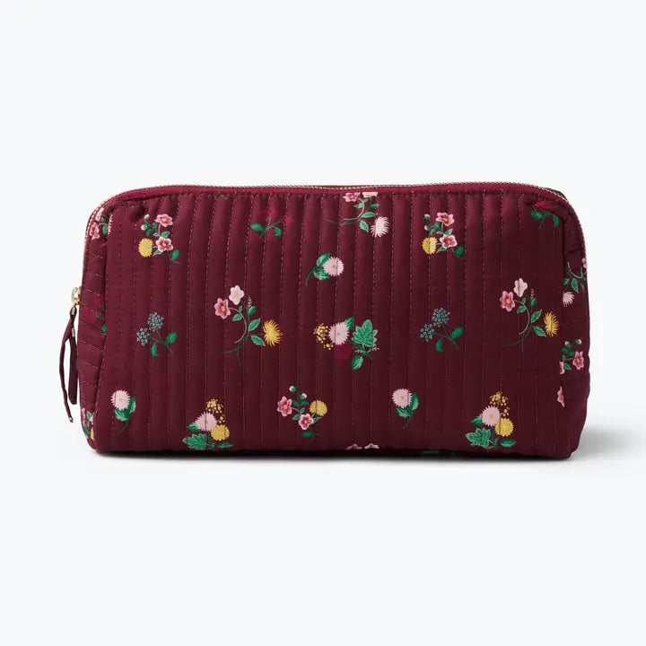 Rifle Paper Co Quilted Large Cosmetic Pouch - Ditsy Dahlia