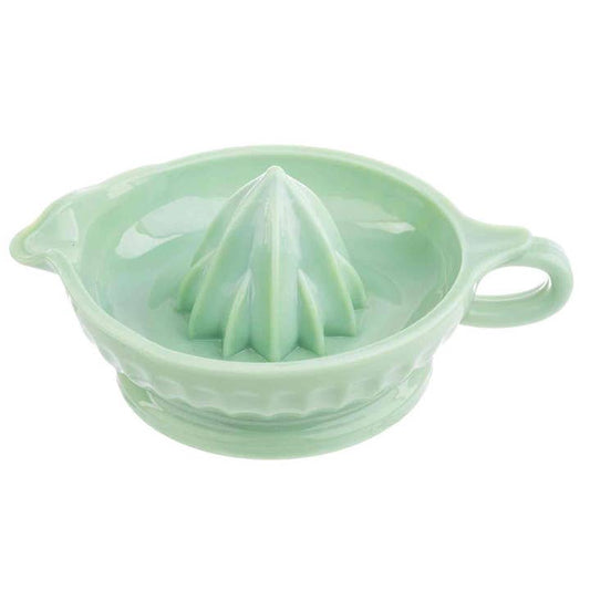 Jadeite Glass Juicer with Handle