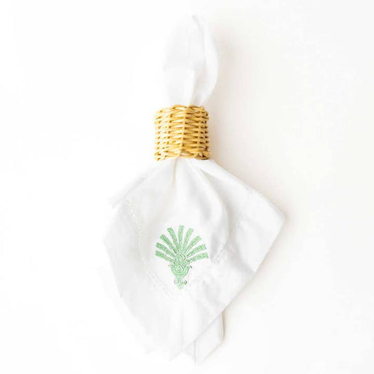 Embroidered Napkin - Deco Palm