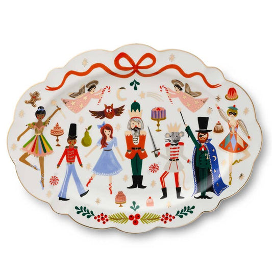 Rifle Paper Co Large Platter - Nutcracker