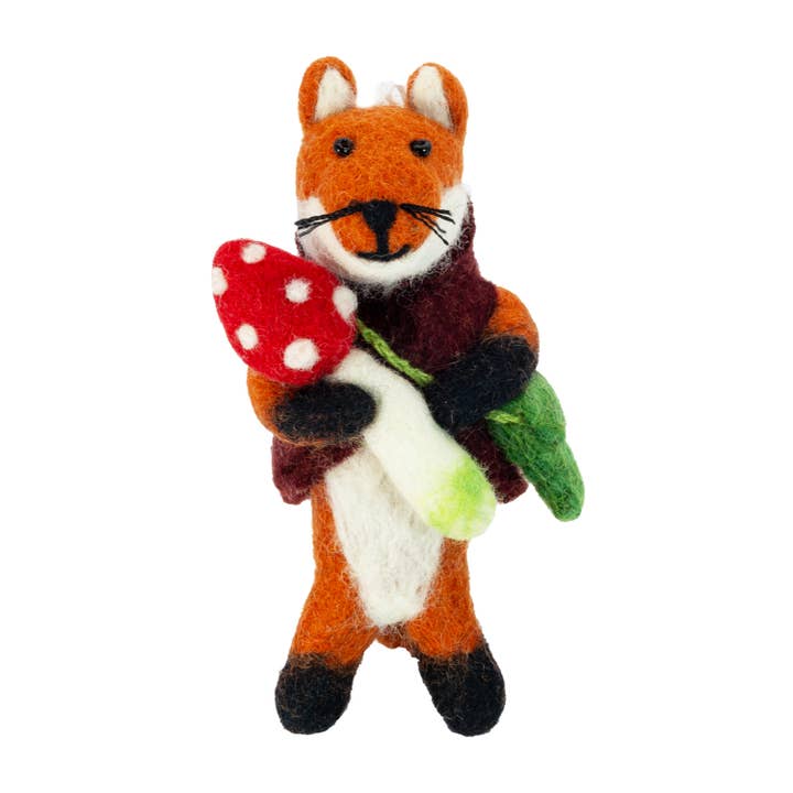 Foraging Fox Ornament