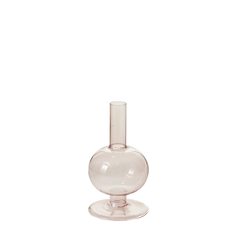 Short Malaga Candleholder - Pink