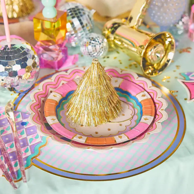 Mini Party Hats Set - Golden Girl