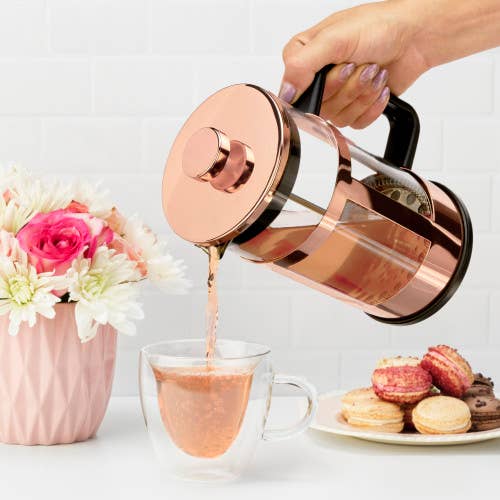 Piper Rose Gold Coffee Press