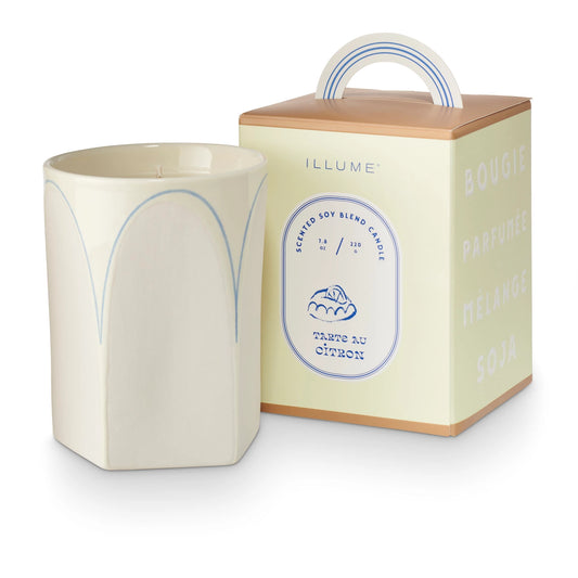 Petite Boxed Ceramic Candle - Au Citron