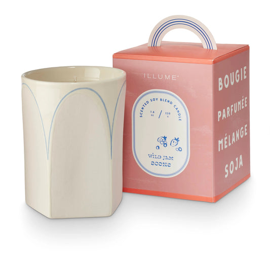 Petite Boxed Ceramic Candle - Wild Jam