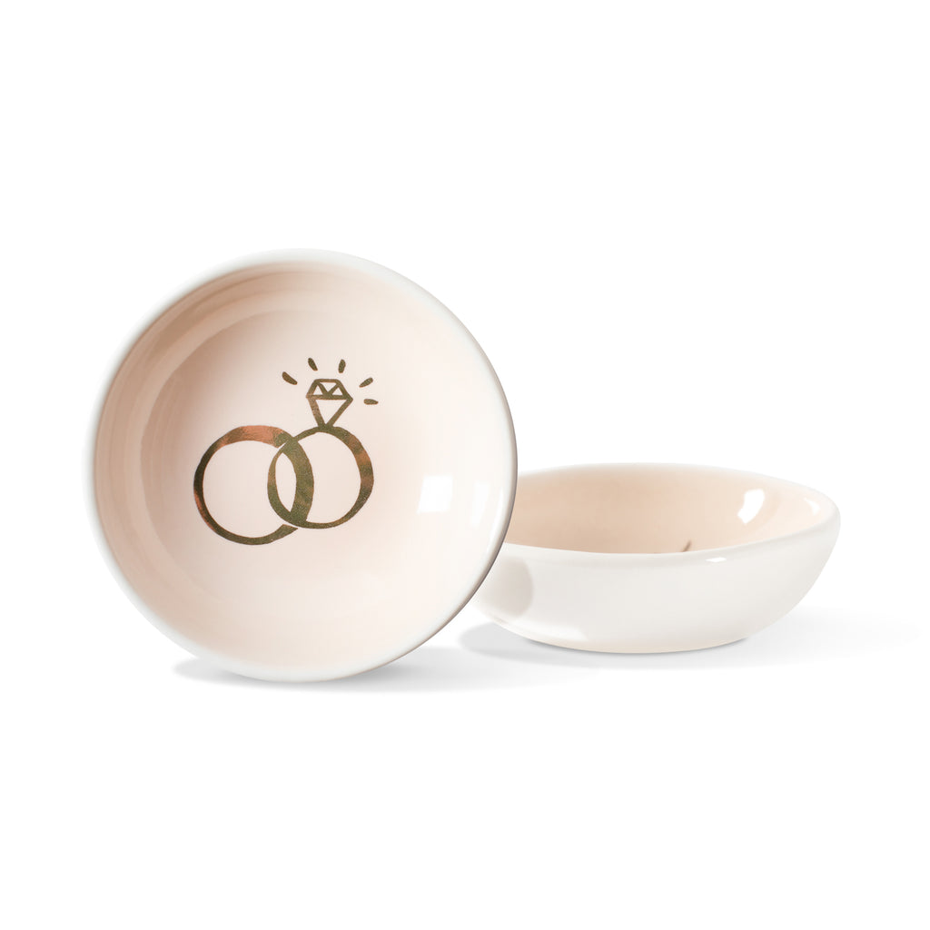 Round Trinket Dish - Wedding Rings