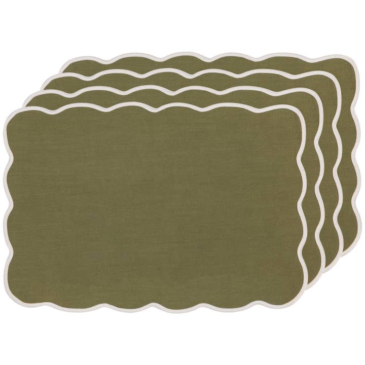 Florence Placemat Set - Olive Branch