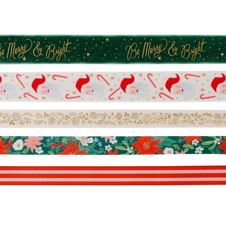 Rifle Paper Co Ribbon Set - Merry & Bright