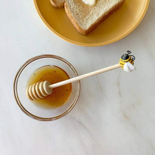 Honey Dipper with Bee