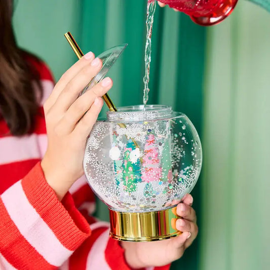 Let It Snow Globe Sipper