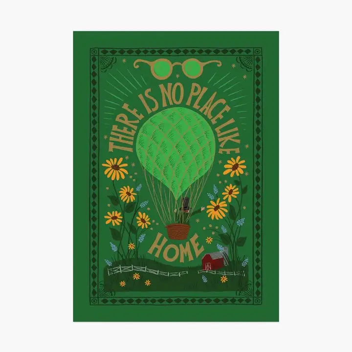 Rifle Paper Co 5x7 Art Print - There's No Place Like Home