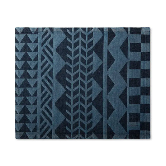 Diaspora Laser Denim Placemat - Volta Dark Vintage